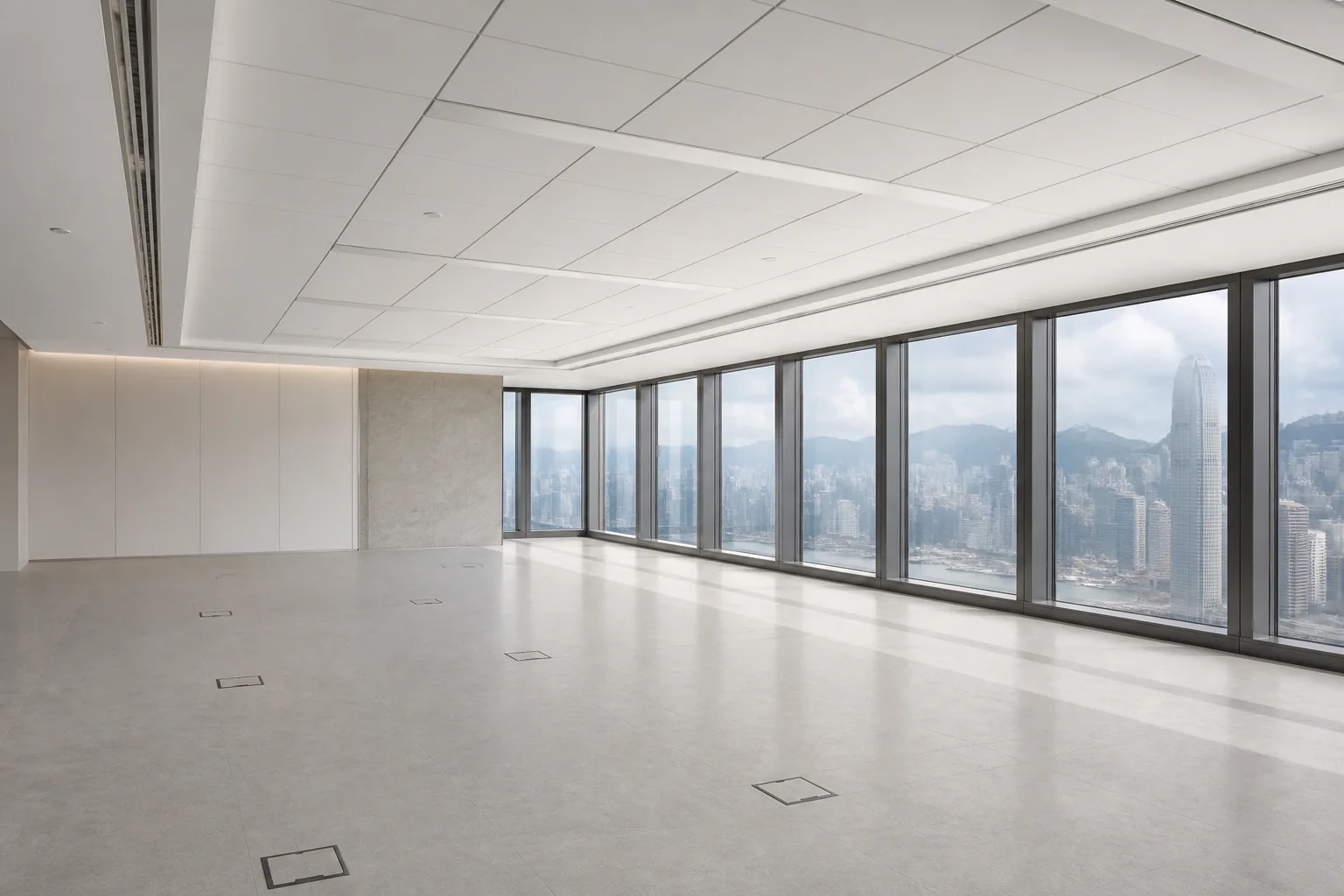 Restored Grade A Hong Kong office floor prepared for a clean lease-end handover
