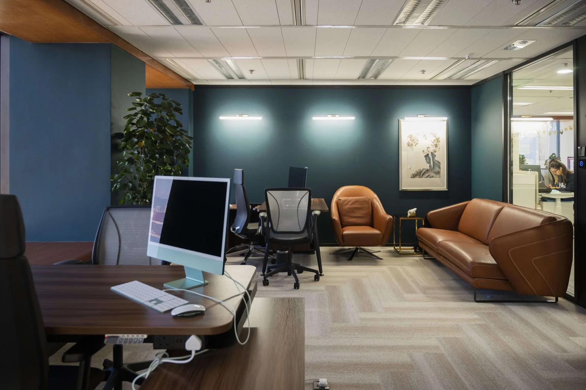 MJPM Hong Kong office reception and meeting area